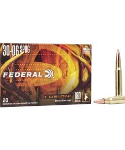 Federal Fusion Rifle Ammunition .30-06 Sprg 180 gr BTSP 2700 fps - 20/ct