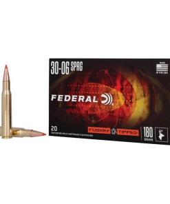 Federal Fusion Rifle Ammunition 30-06 Sprg 180gr PT 2700 fps 20/ct