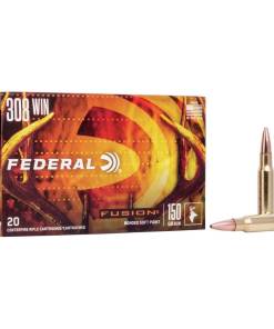 Federal Fusion Rifle Ammunition .308 Win 150 gr BTSP 2390 fps - 20/ct
