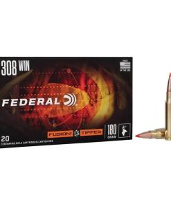 Federal Fusion Tipped Rifle Ammunition 308 Win 180gr PT 2600 fps 20/ct
