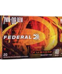 Federal Fusion Rifle Ammunition 7mm-08 Rem 140 gr BTSP 2850 fps - 20/ct