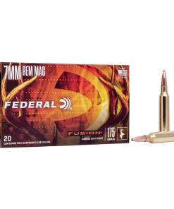 Federal Fusion Rifle Ammunition 7mm Rem Mag 175 gr BTSP 2760 fps - 20/ct