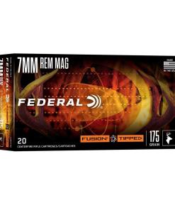 Federal Fusion Tipped Rifle Ammunition 7mm Rem Mag 175gr PT 2860 fps 20/ct
