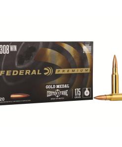 Federal Gold Medal CenterStrike Rifle Ammunition .308 Win 175gr OTM 2600 fps 20/ct
