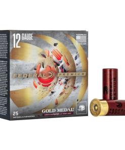 Federal Premium Gold Medal Paper Shotshells 12ga 2-3/4" 1oz 1330 fps #8 25/ct