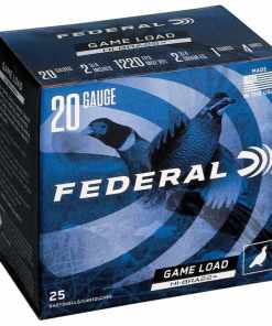 Federal Game-Shok Upland Game Hi Brass Load 20 ga 2 3/4" MAX 1 oz #4  - 25/box