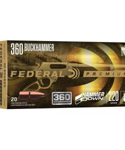 Federal Hammer Down Rifle Ammunition 360 BuckHammer 220gr SP 2000fps 20/ct