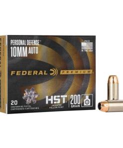 Federal Premium Personal Defense HST Handgun Ammunition 10mm AUTO 200 gr JHP 20/ct