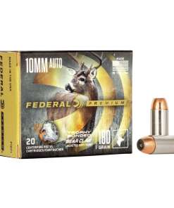 Federal Premium Vital-Shok Handgun Ammunition 10mm Auto 180 gr JSP 1275 fps 20