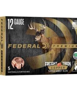 Federal Premium Freight Train Copper 12ga 3" 300gr Slug 2000 fps 5/ct