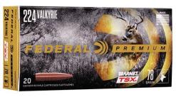 Federal Barnes Rifle Ammuniton .224 Valkyrie 78 gr TSX 20/ct