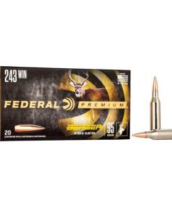 Federal Classic Hunter Berger Hybrid Rifle Ammunition .243 Win 95 gr BTHP 3050 fps 20/ct