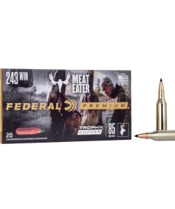 Federal Premium Trophy Copper Rifle Ammunition .243 Win 85 gr TC 3200 fps 20/ct