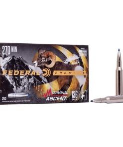 Federal Terminal Ascent Rifle Ammunition .270 Win 136 gr 3000 fps 20/ct