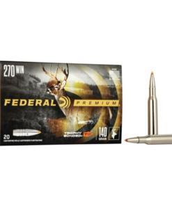 Federal Trophy Bonded Tip Rifle Ammunition .270 Win 140gr PT 2950 fps 20/ct
