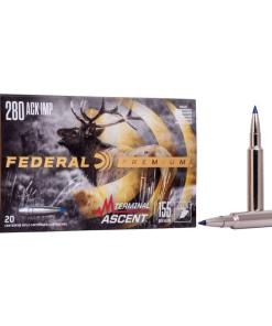 Federal Terminal Ascent Rifle Ammunition .280 Ackley Imp 155 gr 2930 fps 20/ct