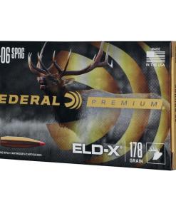 Federal Premium ELD-X Rifle Ammunition .30-06 SPRG 178gr PT 2750 fps 20/ct
