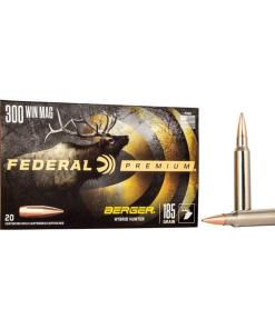 Federal Classic Hunter Berger Hybrid Rifle Ammunition .300 Win Mag 185 gr BTHP 2950 fps 20/ct