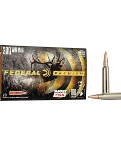 Federal P300WP Premium 300 Win Mag 180 Gr 2960 Fps Barnes TSX 20 Bx/10 Cs