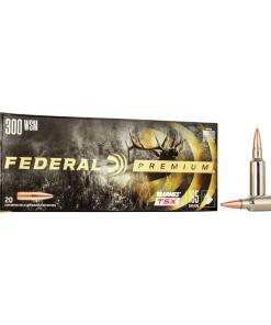 Federal Barnes TSX Rifle Ammunition .300 WSM 165gr 3150 fps 20/ct