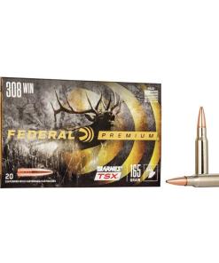 Federal Barnes TSX HP Rifle Ammunition 308 Win 165gr 2650 fps 20/ct