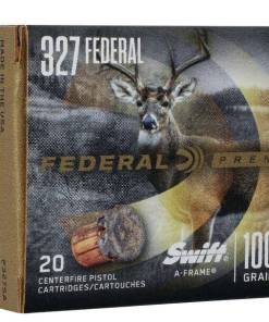 Federal Swift A-Frame Handgun Ammunition .327 Fed Mag 100gr JHP 1500 fps 20/ct