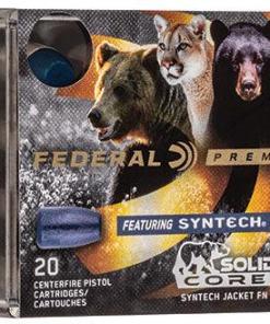 Federal Solid Core Handgun Ammunition .357 Mag 180 gr TSJ 20/ct