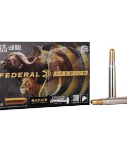 Federal Premium Cape-Shok Rifle Ammunition .375 H&H 300 gr TBSS 2440 fps - 20/ct