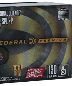 Federal Personal Defense Hydra-Shok Deep .38 Spl +P 130gr JHP 900 fps 20/ct
