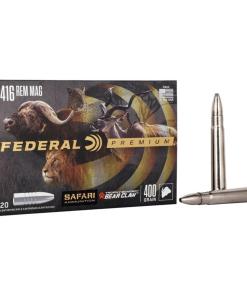 Federal Premium Cape-Shok Rifle Ammunition .416 Rem Mag 400 gr TBBC 2400 fps - 20/ct