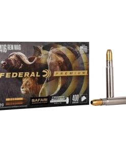 Federal Premium Cape-Shok Rifle Ammunition .416 Rem Mag 400 gr BSS 2400 fps - 20/ct
