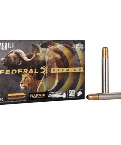 Federal Premium Cape-Shok Rifle Ammunition .458 Lott 500 gr TBSS 2300 fps - 20/ct
