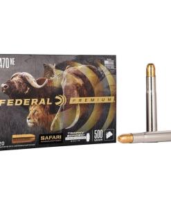Federal Premium Cape-Shok Rifle Ammunition .470 Nitro 500 gr TBSS 2150 fps - 20/ct