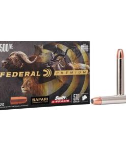 Federal Premium Cape-Shok Rifle Ammunition .500 Nitro 570 gr SAF 2100 fps - 20/ct