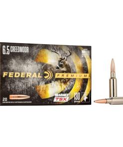 Federal Classic Hunter Barnes TSX Rifle Ammunition 6.5 Creedmoor 130 gr TSX 2825 fps 20/ct