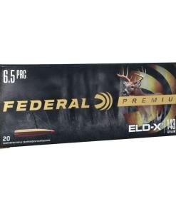 Federal Premium ELD-X Rifle Ammunition 6.5 PRC 143gr PT 2900 fps 20/ct
