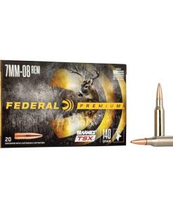 Federal Barnes TSX Rifle Ammunition 7mm-08 Rem 140gr HP 2820 fps 20/ct