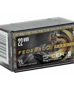 Federal Varmint & Predator Speer TNT Rimfire Ammunition .22 WMR 30 gr JHP 50/box