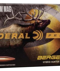 Federal Classic Hunter Berger Hybrid Rifle Ammunition  7mm Rem Mag 168 gr 2870 fps 20/ct