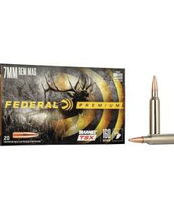 Federal Barnes TSX Rifle Ammunition 7mm Rem Mag 160gr 2940gr 20/ct