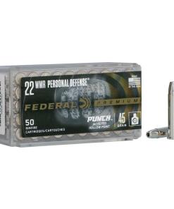 Federal Punch Rimfire Ammunition .22 WMR 45gr JHP 1000 fps 50/ct