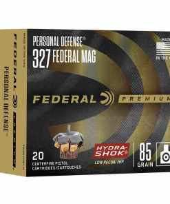 Federal Premuim Personal Defense Handgun Ammunition .327 Mag 85 gr JHP 1400 fps 20/box