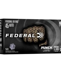 Federal Personal Defense Punch Handgun Ammunition .45 Auto 230gr JHP 890 fps 50/ct