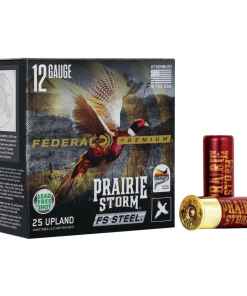 Federal Prairie Storm FS Steel Shotshells 12 ga 2-3/4" 1-1/8oz 1350 fps #4 25/ct