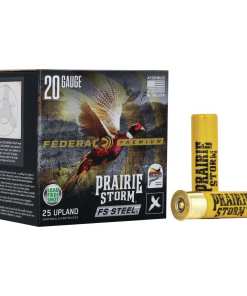 Federal Prairie Storm FS Steel Shotshells 20 ga 3" 7/8oz 1350 fps #3 25/ct