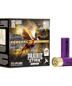 FEDERAL PREMIUM PRAIRIE STORM 16GA 2 3/4" 1-1/8OZ 6 SHOT FS LEAD AMMO 25RD