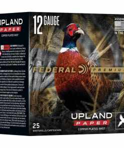 Federal Premium Upland Paper Shotshells 12ga 2-3/4" 1-1/4oz 1330 fps #4 25/ct