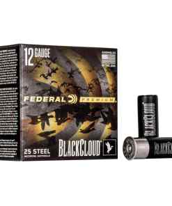 Federal Black Cloud FS Steel Shotshells 12g. 2-3/4 1-1/8oz 1500 fps #4 25/ct