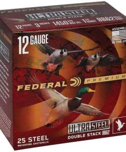 Federal Ultra Steel Shotshells 12ga 3" 1-1/4oz 1450 fps BB 10/ct