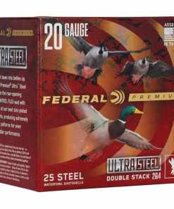 Federal Premium Ultra Steel Shotshells 20ga 3" 1oz 1400 fps #2 & #4 10/ct
